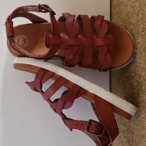 Girls size 13 Brown Sandles